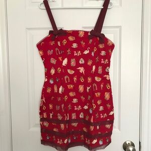 NWT Kimchi Blue Lyla Bow Detail Mini Dress Bow L Black Red Urban Outfitters